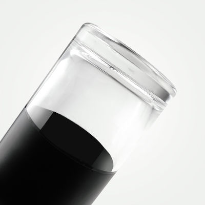 Materiale del colletto Bottiglia di gin di vetro 500 ml 750 ml Frosted Black Spirit Liquor Vodka
