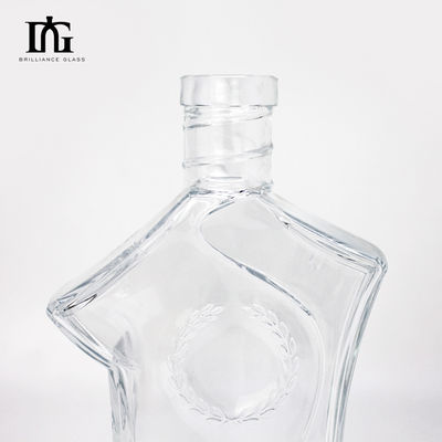 Alcolici e bevande stile europeo 700 ml 750 ml bottiglia di vetro per whisky rum gin