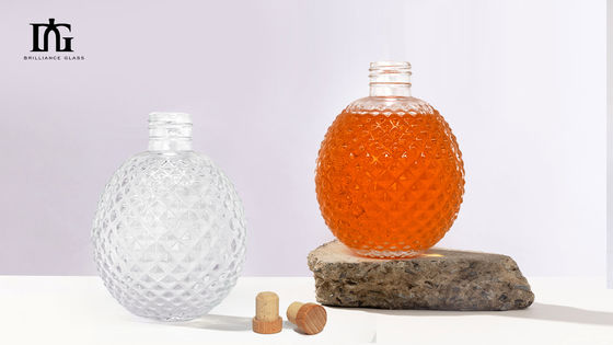 Bottiglie di vetro a basso MOQ per la vodka, il whisky, il rum e il gin personalizzati