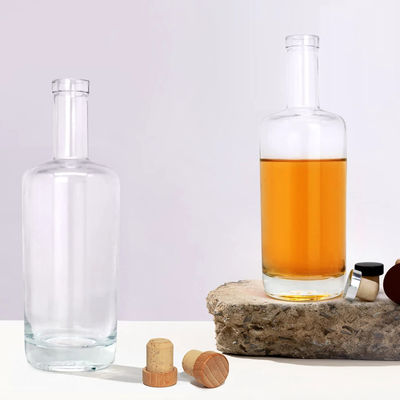 Super Flint 500ml 750ml Brandy Clear Whisky Gin Vetro Vino Colore Vodka Bottiglia Diretta