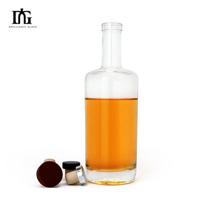 Super Flint 500ml 750ml Brandy Clear Whisky Gin Vetro Vino Colore Vodka Bottiglia Diretta