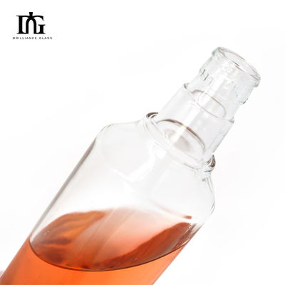 Trasparente Rotondo Vuoto Vetro Di Frittana Vino Liquore Whisky Vodka Tequila Bottiglia Capacità 500ml