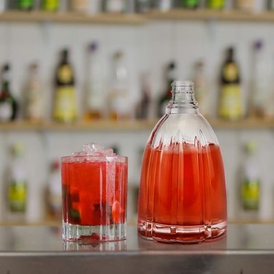 500 ml 700 ml 750 ml Bottiglia di liquore con coperchio Disegno personalizzato Fornito liberamente
