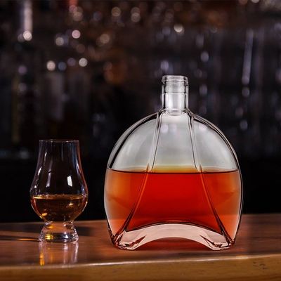 Bottiglia di vetro con coperchio di sughero sigillato per la vodka Tequila Gin per il caffè Materiale di base del vino