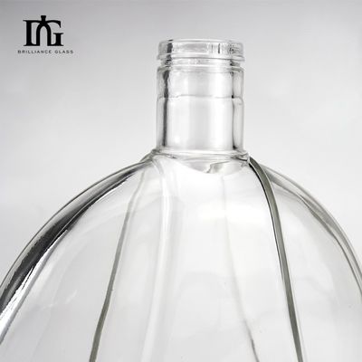 Bottiglia di vetro con coperchio di sughero sigillato per la vodka Tequila Gin per il caffè Materiale di base del vino
