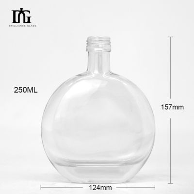 330 ml 500 ml di vetro chiaro whisky vodka liquore bottiglia con incisione personalizzata e altro