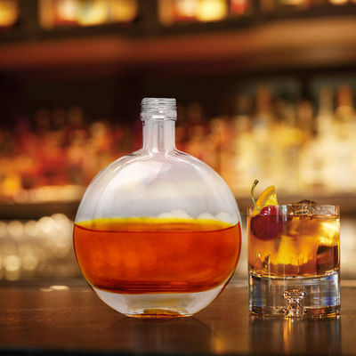 330 ml 500 ml di vetro chiaro whisky vodka liquore bottiglia con incisione personalizzata e altro