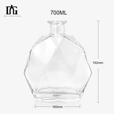 Materiale di vetro Forma speciale 500 ml Bottiglia Brilliance per Vodka Rum Gin Alcolici