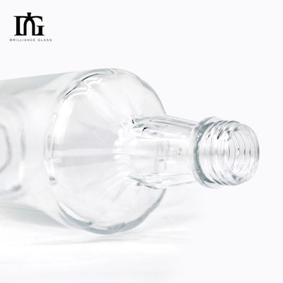 Materiale di base di vetro 750 ml Bottiglia di vino di whisky per alcool