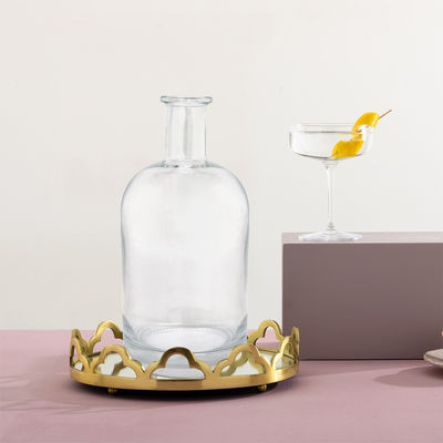 500 ml 700 ml 750 ml 1000 ml Bottiglia in vetro a fondo spessa di vodka per liquori e bevande a base di tequila