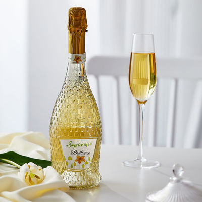 500 ml 750 ml Bottiglia d' oro vuota per Champagne Electroplated Gold Spirits Gin Liquor Glass