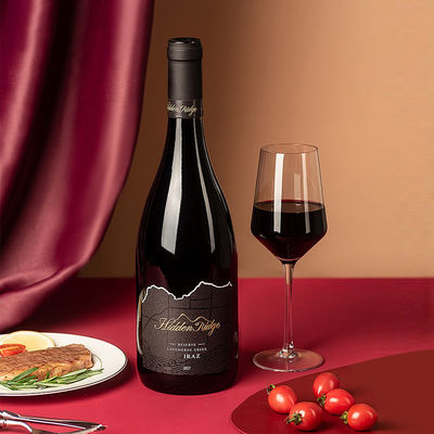 500 ml 750 ml Bottiglia d' oro vuota per Champagne Electroplated Gold Spirits Gin Liquor Glass
