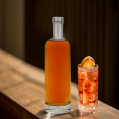 Bottiglia vuota di vetro per alcolici Vodka Whisky Rum Gin Tequila Alcolici Vino Tequila 700 ml