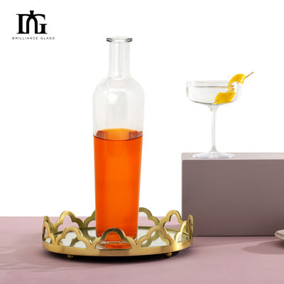 Brilliance offre 700ml 750ml di vino vuoto bottiglia di whisky in vetro con diverse capacità