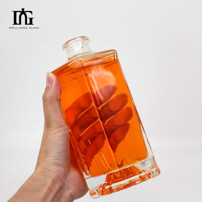 Tipo di sigillamento Bottiglie di vetro liquore trasparente di sughero da 500 ml per tequila