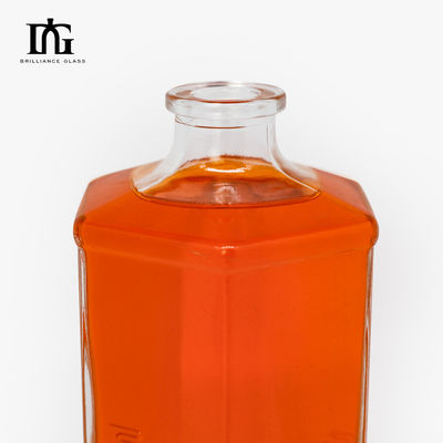 Tipo di sigillamento Bottiglie di vetro liquore trasparente di sughero da 500 ml per tequila