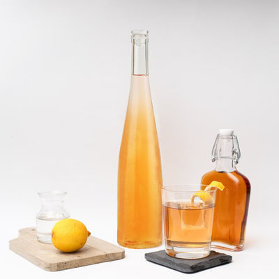 Manipolazione di superficie di incisione 380ml 700ml Bottiglia di vetro per tequila whisky vodka rum brandy