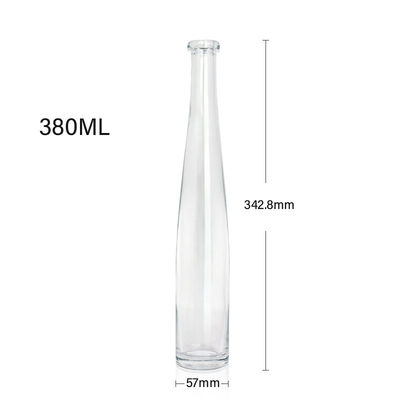 Manipolazione di superficie di incisione 380ml 700ml Bottiglia di vetro per tequila whisky vodka rum brandy