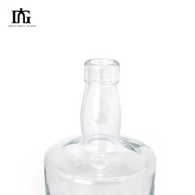 Materiale del corpo Vetro Mini Bottiglie 260 ml Bottiglia di vetro trasparente per liquori di vino whisky