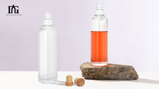 End 250ml/350ml/500ml/550ml/650ml/700ml/750ml Bottiglie di vetro per liquori Vodka