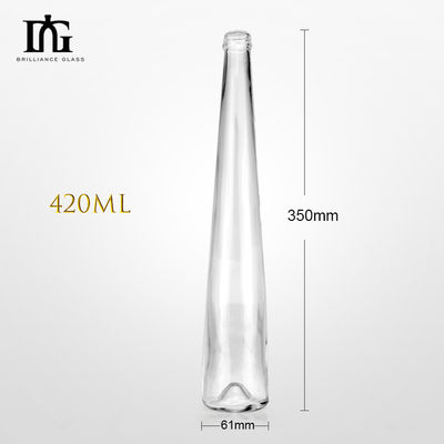 Bottiglie di vetro di design elegante per liquori 500ml/700ml/750ml Capacità