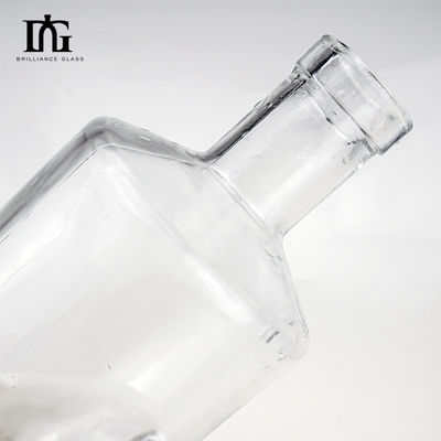 500 ml 700 ml 750 ml etichetta personalizzabile con stampo caldo inciso bottiglia di vetro per bevande