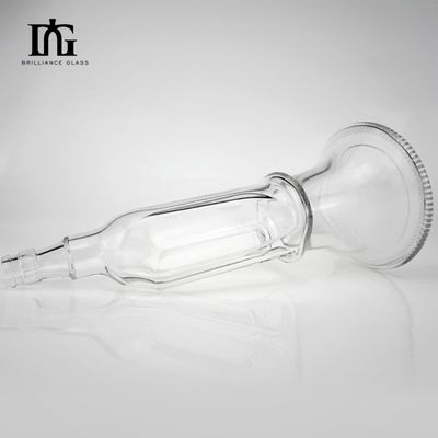 Collare di vetro personalizzato Materiale bottiglie di liquore di vetro per gin 500ml 700ml senza piombo