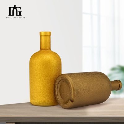 Bottiglia di vetro da 500 ml con sughero e tappo a vite per olio d'oliva liquore gin vodka liquido vendita