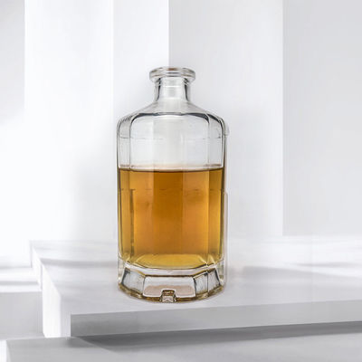 Bottiglia di vetro da 50 cl per vodka, gin e whisky OEM/ODM accettata