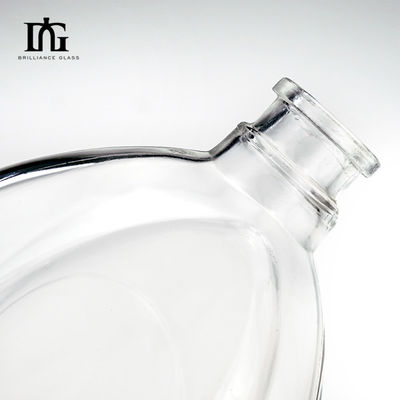 700 ml di bottiglia di vetro extra di pietra con tappo di legno per gin vodka rum liquori