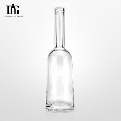 Bottiglia vuota di 500 ml di alcool di vetro