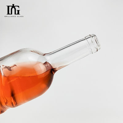 375 ml Flint Glass Liquor Wine Gin Whisky Vodka Tequila Bottiglia con tappo a chiusura