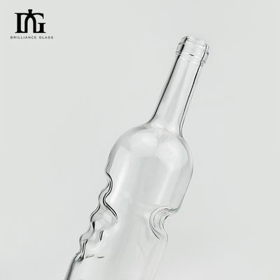 375 ml Flint Glass Liquor Wine Gin Whisky Vodka Tequila Bottiglia con tappo a chiusura