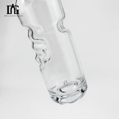 375 ml Flint Glass Liquor Wine Gin Whisky Vodka Tequila Bottiglia con tappo a chiusura