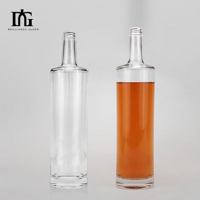 Graffiti Classici Vuoti 500ml Custom Flint Chiare Bottiglie Rotonde di Vetro per Alcolici