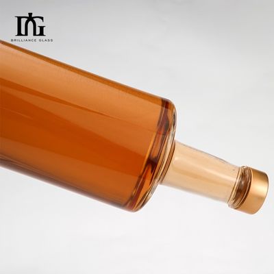 Graffiti Classici Vuoti 500ml Custom Flint Chiare Bottiglie Rotonde di Vetro per Alcolici