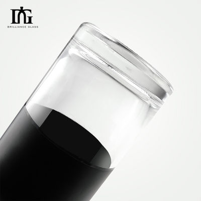 Bottiglia di vetro rotonda vuota da 770 ml per whisky, brandy, vodka, rum, gin e altre bevande alcoliche