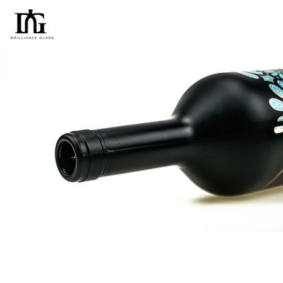 Accettabile adesivo impermeabile in rilievo verniciato OEM/ODM per etichette di bottiglie di liquori di vino rosso
