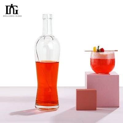 Bottiglie di vetro con fondo inciso di 700 ml per liquori personalizzate e fornite liberamente