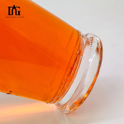 OEM/ODM Accettabile 750ml Super Flint Glass Empty Liquor Bottle per Whiskey Gin Vodka