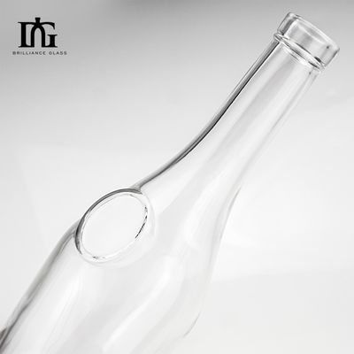 Stampa a schermo ed elettroplataggio Bottiglia di liquore di vetro da 500 ml per bevande alcoliche