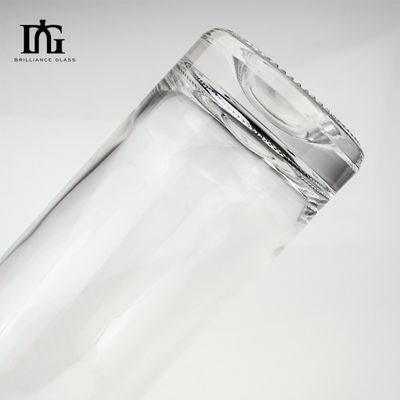 Stampa a schermo ed elettroplataggio Bottiglia di liquore di vetro da 500 ml per bevande alcoliche
