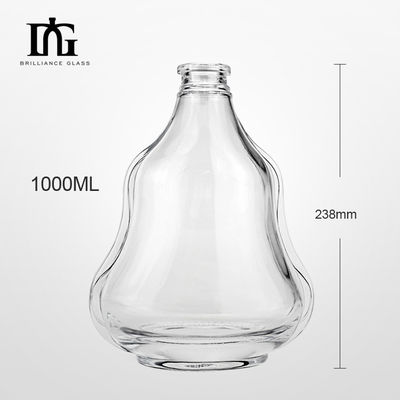 Bottiglie di vetro per liquori Vodka Rum Gin Brandy Whiskey Whisky Vino Tipo di tenuta di acqua