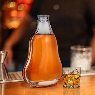 Bottiglie di vetro per liquori Vodka Rum Gin Brandy Whiskey Whisky Vino Tipo di tenuta di acqua