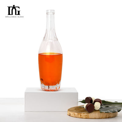 250ml/500ml/700ml/750ml Capacità Bottiglia di vino rosso in vetro Sigillo di sughero resistente e ermetico