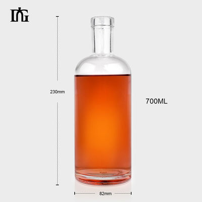 375 ml 500 ml 750 ml 1000 ml Bottiglia di vino di vetro con manipolazione di superficie incisa