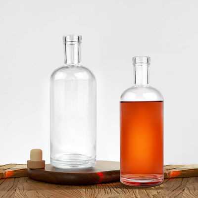 375 ml 500 ml 750 ml 1000 ml Bottiglia di vino di vetro con manipolazione di superficie incisa