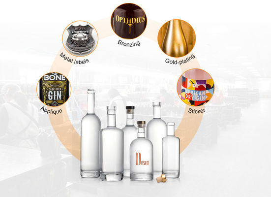 Collare di vetro di lusso cristallo libero di piombo bicchieri di whisky decanter set con tenuta di sughero