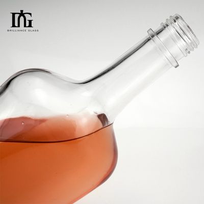 250 ml/500 ml/700 ml/750 ml bottiglie di vetro personalizzate di vodka whisky gin con tappo a vite