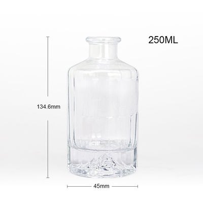 Acceptabili bottiglie OEM/ODM di liquori per vodka, whisky, rum, gin, brandy in diverse dimensioni